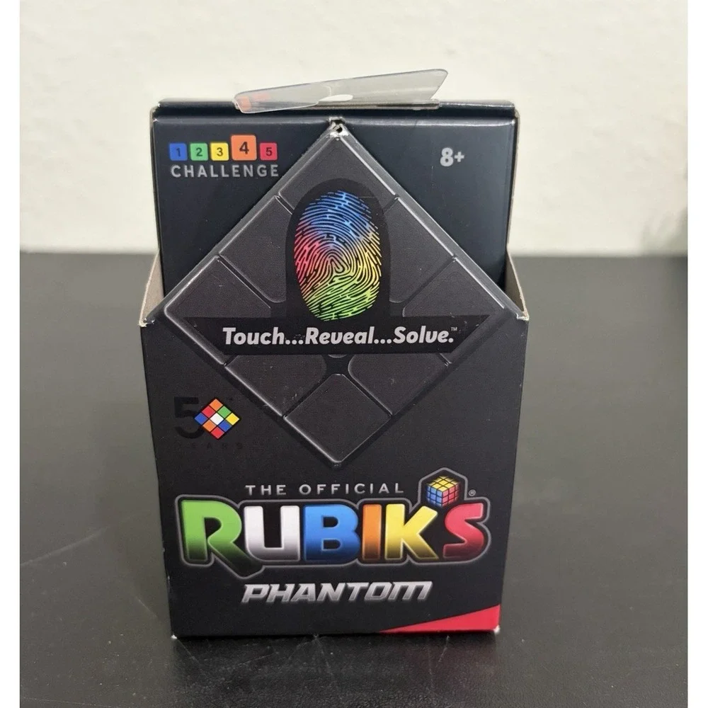 NEW Rubik's Phantom 3x3x3 Heat-Sensitive Color Reveal Cube/Twist Puzzle